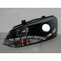 Fari Day Light Volkswagen Polo '10, Black (Cod. E-FAW101)