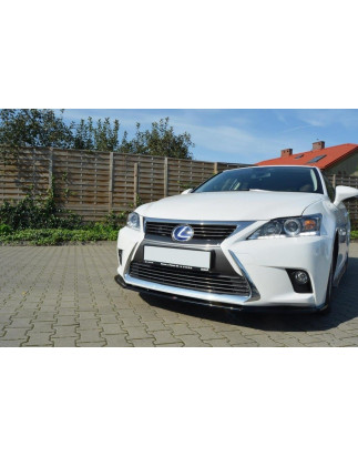 SPLITTER ANTERIORE V.1 Lexus CT Mk1 Facelift (Cod. M-LE-CT-1F-H-FD1G)