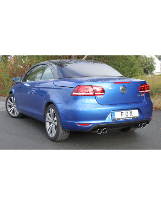 VW Eos 1F – Facelift Silenziatore posteriore destra e sinistra – 2x80 Tipo 1 (Cod. F-VW190135-13