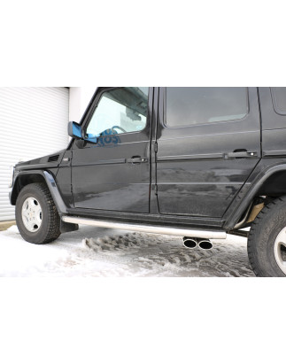Mercedes G-Klasse G500 – 463 (con Trittbrett) Silenziatore posteriore (Cod. F-MB050042-462)