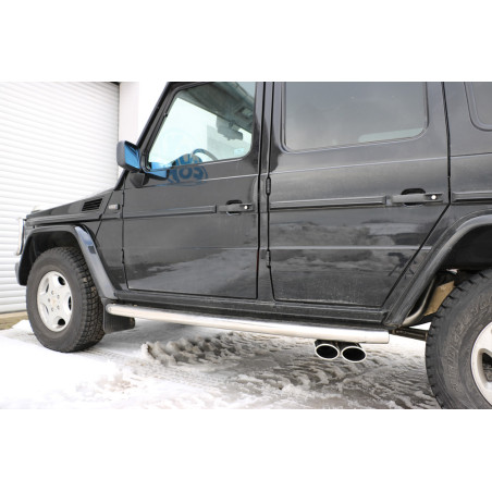 Mercedes G-Klasse G500 – 463 (con Trittbrett) Silenziatore posteriore (Cod. F-MB050042-462)