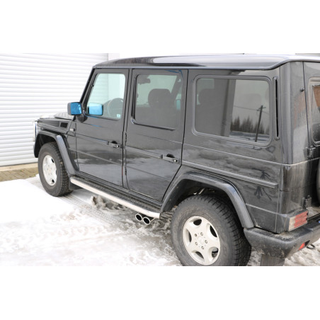 Mercedes G-Klasse G500 – 463 (con Trittbrett) Silenziatore posteriore (Cod. F-MB050042-462)
