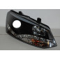 Fari Day Light Volkswagen Polo '10, Black (Cod. E-FAW101)