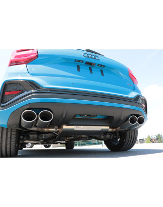 Audi Q2 Silenziatore posteriore con uscite destra e sinistra (duplex)x115x85 Tipo 32 r (Cod. F-AU170