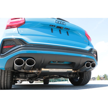 Audi Q2 Silenziatore posteriore con uscite destra e sinistra (duplex)x115x85 Tipo 32 r (Cod. F-AU170