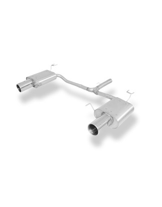 Honda Accord VIII CU2 berlina & Tourer Silenziatore posteriore con uscita destrah (Cod. F-HO044003-0