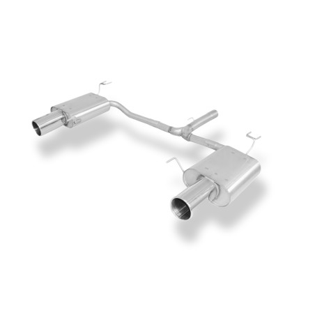 Honda Accord VIII CU2 berlina & Tourer Silenziatore posteriore con uscita destrah (Cod. F-HO044003-0