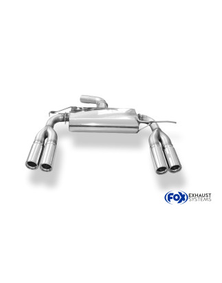 VW EOS – 1F Silenziatore posteriore on one side – 2x76 Tipo 13 destra e sinistra (Cod. F-VW19009
