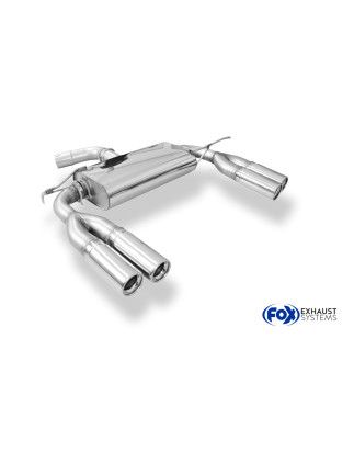 VW EOS – 1F Silenziatore posteriore on one side – 2x76 Tipo 13 destra e sinistra (Cod. F-VW19009
