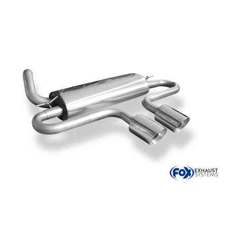 Ford Focus III ST Silenziatore uscita posteriore center – 2x100 Tipo 25 (Cod. F-FO032085-294)
