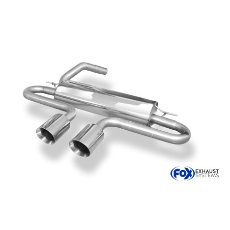 Ford Focus III ST Silenziatore uscita posteriore center – 2x100 Tipo 25 (Cod. F-FO032085-294)
