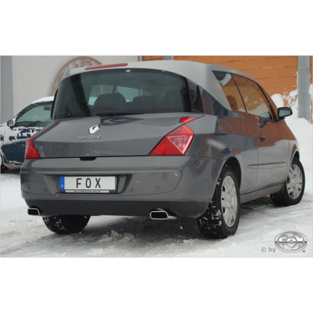 Renault Avantime Silenziatore posteriore con uscite destra e sinistra (duplex) – 145x65 tipo (Cod.