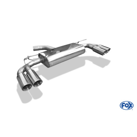 Audi A3 – 8V Sportback Silenziatore posteriore con uscite destra e sinistra (duplex)x80 (Cod. F-AU