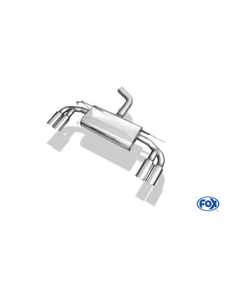 Audi A3 – 8V Sportback Silenziatore posteriore con uscite destra e sinistra (duplex)x80 (Cod. F-AU