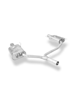 Honda Accord VII Tipo CL9 Silenziatore posteriore con uscite destra e sinistra (duplex) – 1 (Cod. 