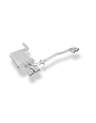Mercedes CLK Tipo 208 Silenziatore posteriore con uscite destra e sinistra (duplex)x88x (Cod. F-MB12