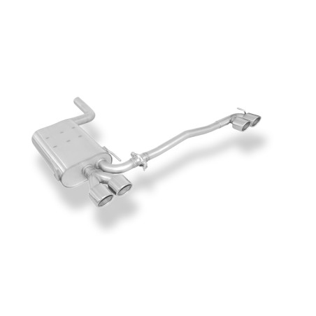 Mercedes CLK Tipo 208 Silenziatore posteriore con uscite destra e sinistra (duplex)x88x (Cod. F-MB12
