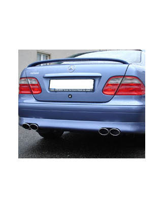 Mercedes CLK Tipo 208 Silenziatore posteriore con uscite destra e sinistra (duplex)x88x (Cod. F-MB12