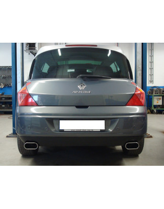Renault Avantime Silenziatore posteriore con uscite destra e sinistra (duplex) – 160x80 tipo (Cod.