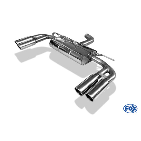 Audi A3 – 8V berlina "senza S-Line" Silenziatore posteriore – 2x80 t (Cod. F-AU052075-130)