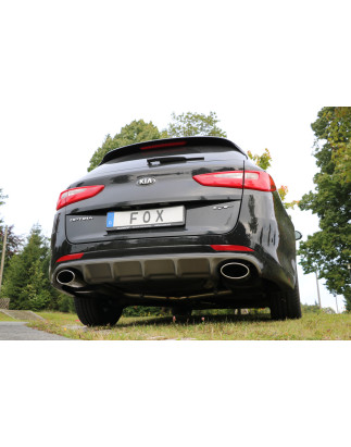 Optima Sportswagon JF Silenziatore posteriore con uscite destra e sinistra (duplex) – 160x9 (Cod. 