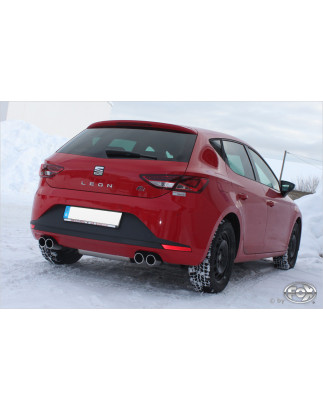 Seat Leon 5F – destroid rear axle Silenziatore posteriore finale destra/sinistra (Cod. F-SE042095-