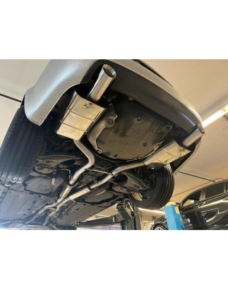 Audi S4 B6 Silenziatore posteriore destra e sinistra – 1x100 Tipo 24 destra e sinistral (Cod. F-AU