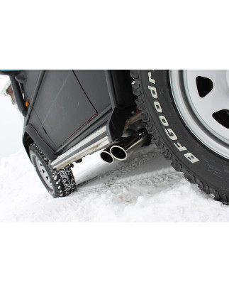 Mercedes G-Klasse – 463 (con Trittbrett) Silenziatore uscita posteriore (Cod. F-MB050012-462)