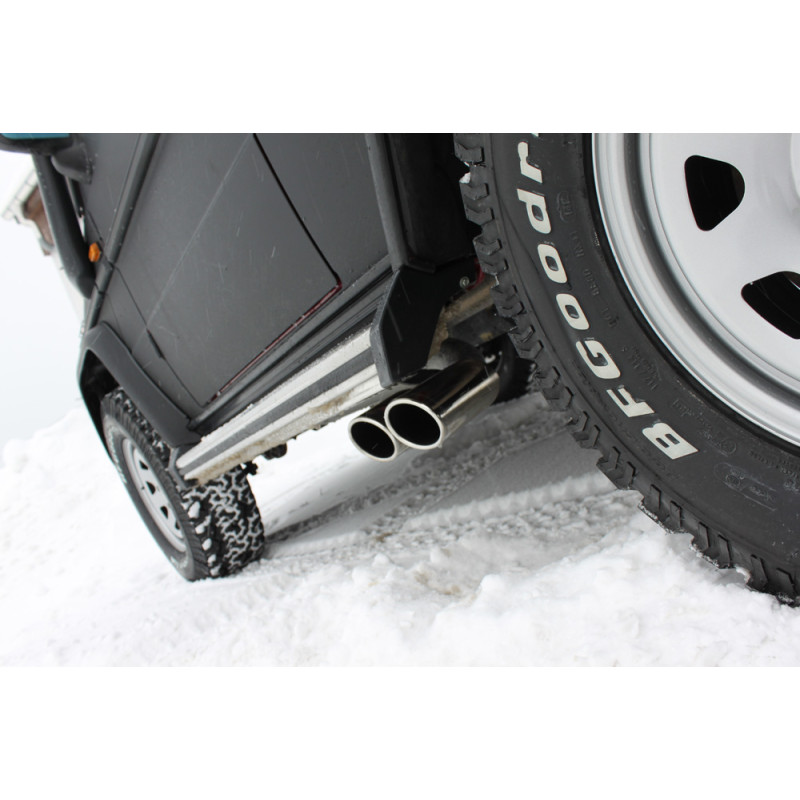 Mercedes G-Klasse – 463 (con Trittbrett) Silenziatore uscita posteriore (Cod. F-MB050012-462)
