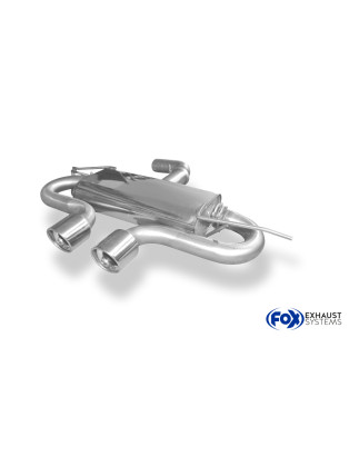 VW Golf VI Silenziatore uscita posteriore center R32-Design – 2x100 tipo (Cod. F-VW055205-154)