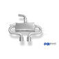 VW Golf VI Silenziatore uscita posteriore center R32-Design – 2x100 tipo (Cod. F-VW055205-154)