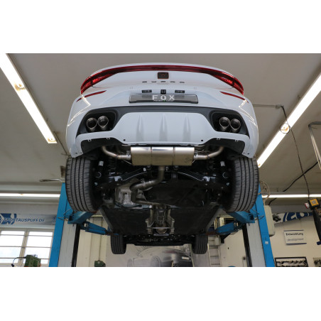 Cupra Leon 4x2 – KL Silenziatore posteriore destra e sinistra – 2x80 Tipo 25 (Cod. F-CU200015-29