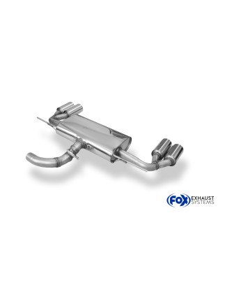 VW Tiguan II Benzin – 4motion Silenziatore posteriore con uscite destra e sinistra (Cod. F-VW20100