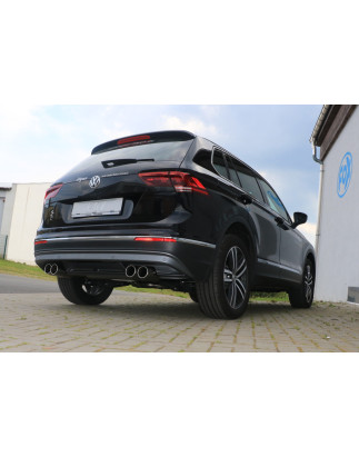 VW Tiguan II Benzin – 4motion Silenziatore posteriore con uscite destra e sinistra (Cod. F-VW20100