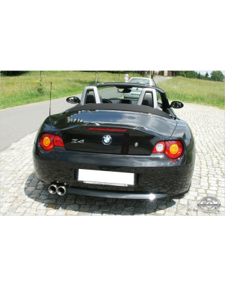 BMW Z4 Silenziatore posteriore incl. y-connection pipe 2x50mm – 2x80 (Cod. F-BM080002-070)