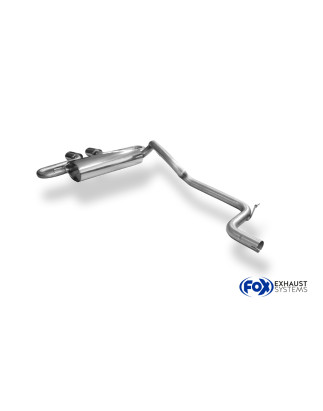 Ford Focus III ST Diesel Silenziatore uscita posteriore center – 2x115x (Cod. F-FO032085-348)