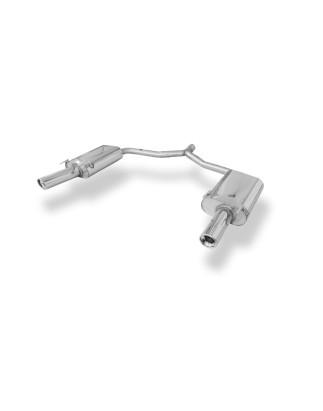 Opel Vectra C Caravan Silenziatore posteriore destra e sinistra single flow (Cod. F-OP052011-151)
