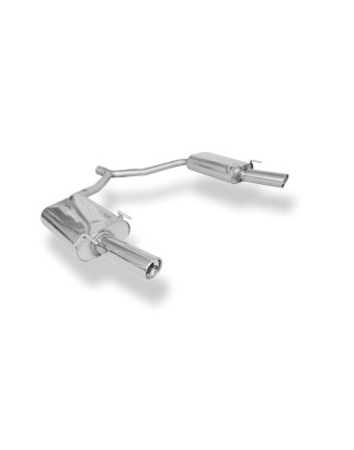 Opel Vectra C Caravan Silenziatore posteriore destra e sinistra single flow (Cod. F-OP052011-151)