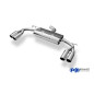VW Beetle Tipo 16 Silenziatore posteriore con uscite destra e sinistra (duplex)x80tipo (Cod. F-VW101