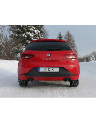 Seat Leon 5F – assale posteriore rigido Silenziatore uscita posteriore destra e sinistra (Cod. F-S