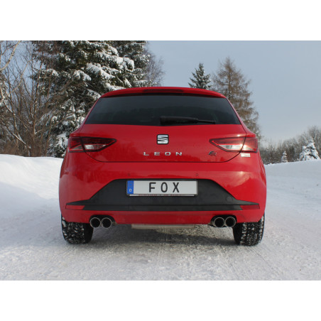 Seat Leon 5F – assale posteriore rigido Silenziatore uscita posteriore destra e sinistra (Cod. F-S