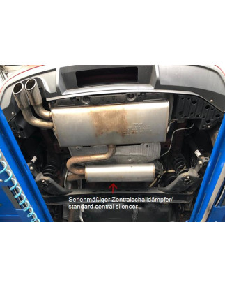Seat Leon 5F – assale posteriore rigido Silenziatore uscita posteriore destra e sinistra (Cod. F-S