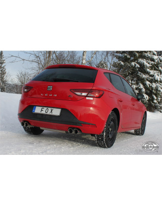 Seat Leon 5F – assale posteriore rigido Silenziatore uscita posteriore destra e sinistra (Cod. F-S