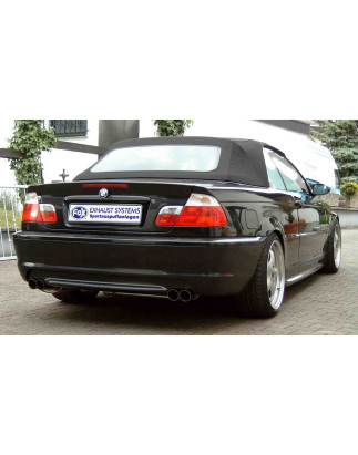 BMW E46 320/ 323/ 325/ 328/ 330 Silenziatore posteriore finale destra/sinistra (Cod. F-BM022074-008)