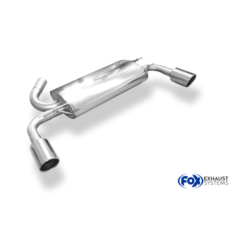 Volvo XC60 Silenziatore uscita posteriore destra e sinistra – 1x100 tipo (Cod. F-VO080003-133)