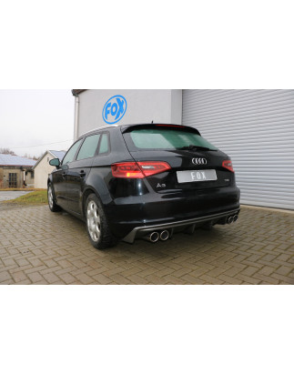 Audi A3 – 8V Sportback Silenziatore posteriore con uscite destra e sinistra (duplex)x90 (Cod. F-AU