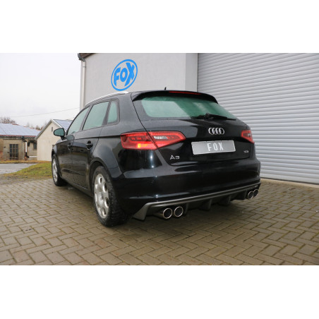 Audi A3 – 8V Sportback Silenziatore posteriore con uscite destra e sinistra (duplex)x90 (Cod. F-AU