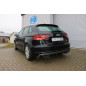 Audi A3 – 8V Sportback Silenziatore posteriore con uscite destra e sinistra (duplex)x90 (Cod. F-AU