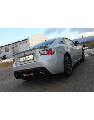 Subaru BRZ Silenziatore posteriore con uscite destra e sinistra (duplex) – 129x106 Tipo 32 (Cod. F