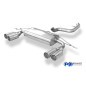 Audi Q3 quattro Benzin Silenziatore posteriore con uscite destra e sinistra (duplex)x90 (Cod. F-AU15